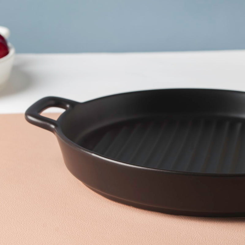 Black Oven Plate Small