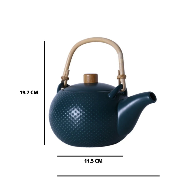 MAGNIFIQUE Textured Tea Pot - Teapot, kettle, tea kettle | Teapot for Dining table & Home decor
