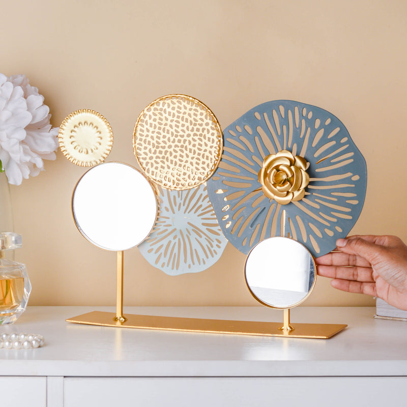Blue and Golden Table Decor - Showpiece | Home decor item | Room decoration item