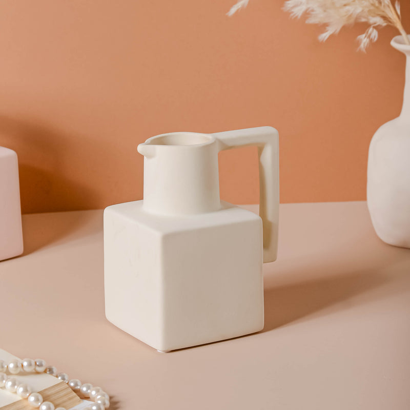 Clay Vase - Flower vase for home decor, office and gifting | Home decoration items