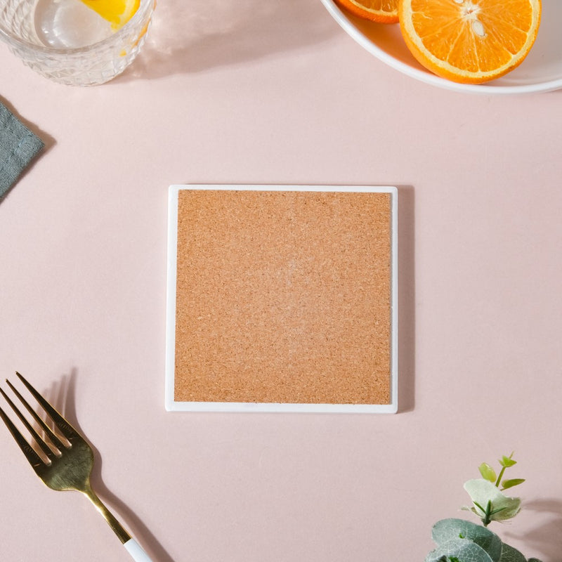 Watermelon Matte Ceramic Tile Coaster Set Of 4