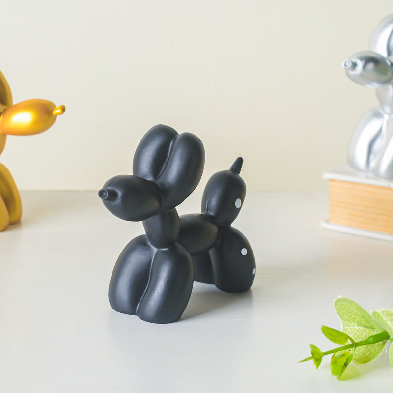 Balloon Dog Resin Mini Showpiece Black - Showpiece | Home decor item | Room decoration item
