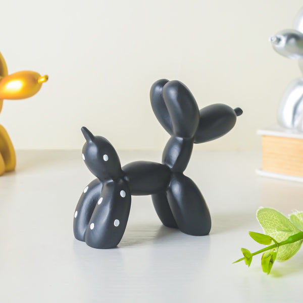 Balloon Dog Resin Mini Showpiece Black - Showpiece | Home decor item | Room decoration item
