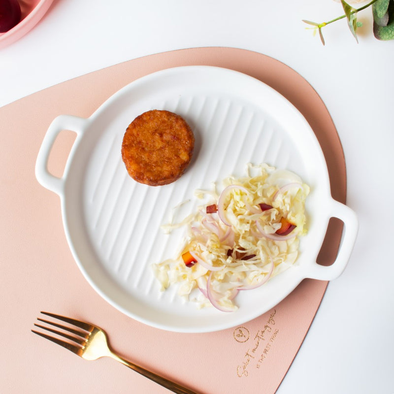 White Oven Plate Large