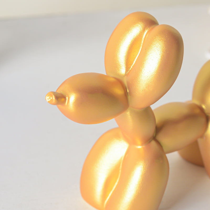 Balloon Dog Resin Mini Showpiece Golden - Showpiece | Home decor item | Room decoration item
