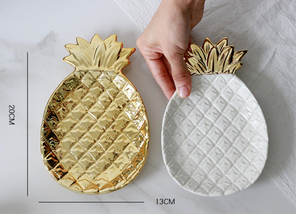 Ceramic Pineapple Plate