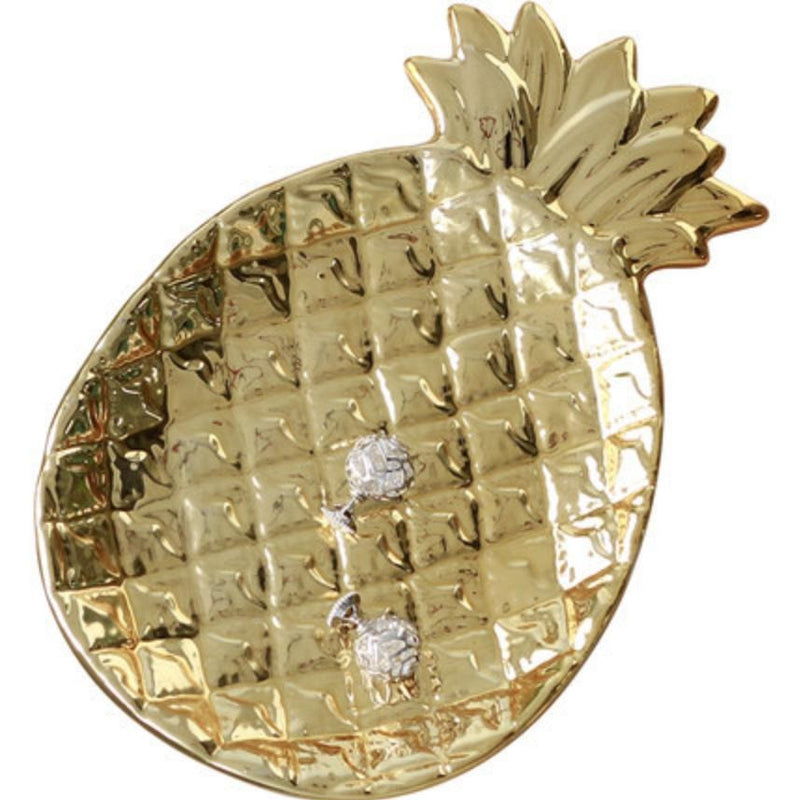Gold Pineapple Plate