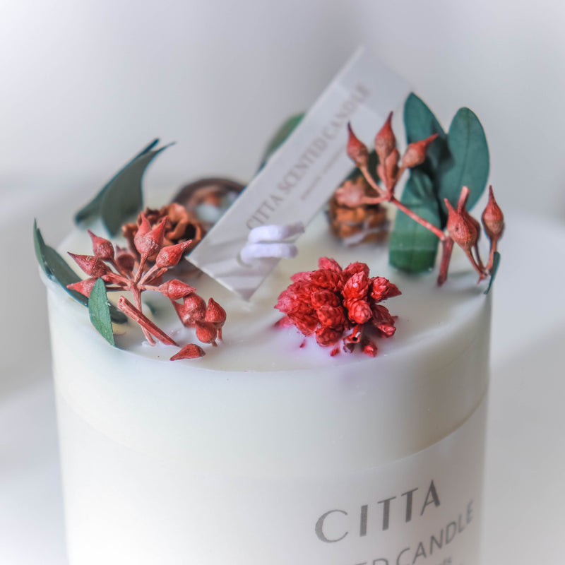 White Scented Candle - Scented candle | Home decoration