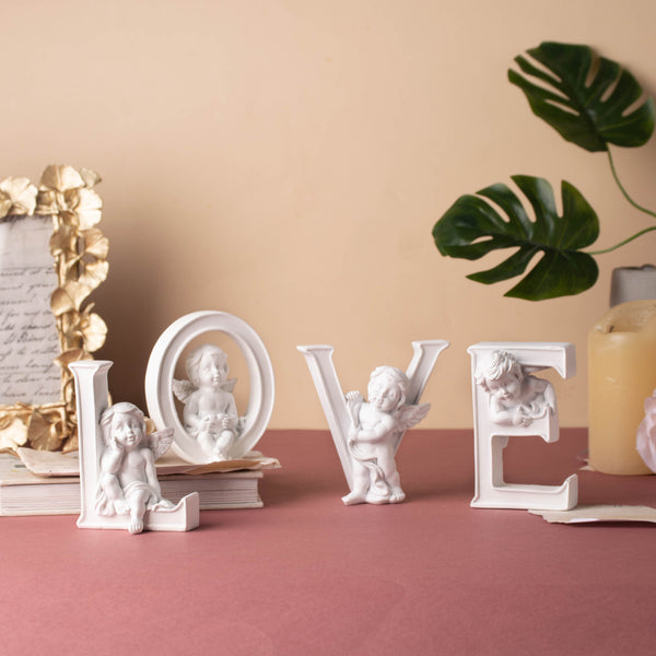 Love Angel Showpiece - Showpiece | Home decor item | Room decoration item