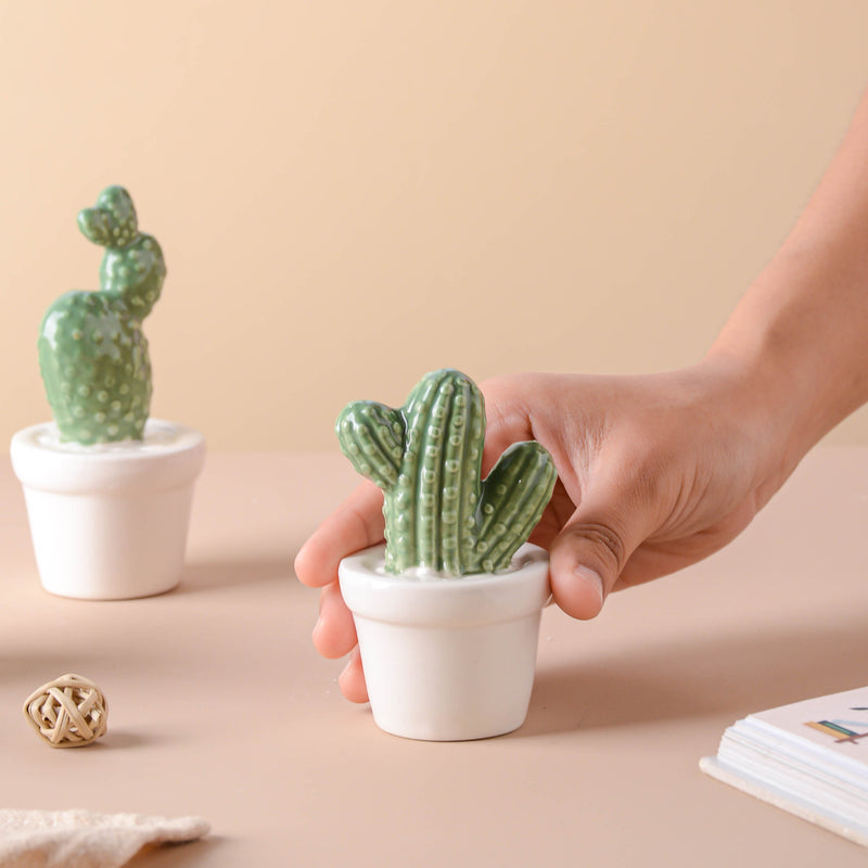 Artificial Cactus Plant Small - Showpiece | Home decor item | Room decoration item