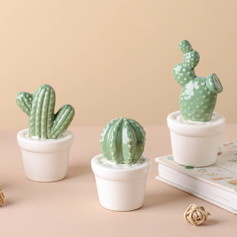 Artificial Cactus Plant Small - Showpiece | Home decor item | Room decoration item