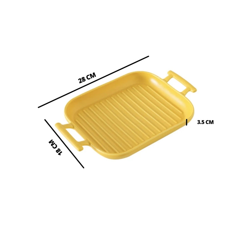 Baking Plate with Handle - Baking Dish
