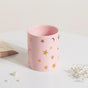 Stars and Moons Pink Ceramic Planter