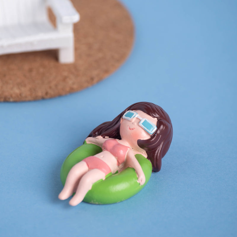 Relaxing Girl Showpiece - Showpiece | Home decor item | Room decoration item