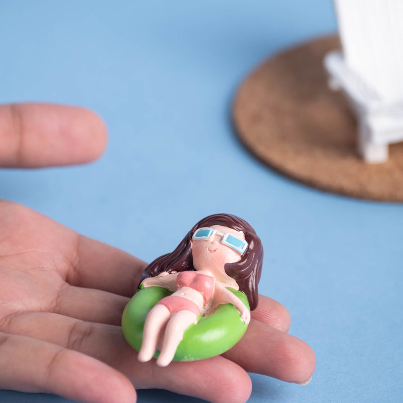Relaxing Girl Showpiece - Showpiece | Home decor item | Room decoration item