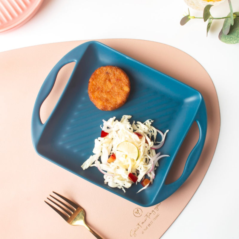 Blue Square Baking Tray Small - Baking Tray