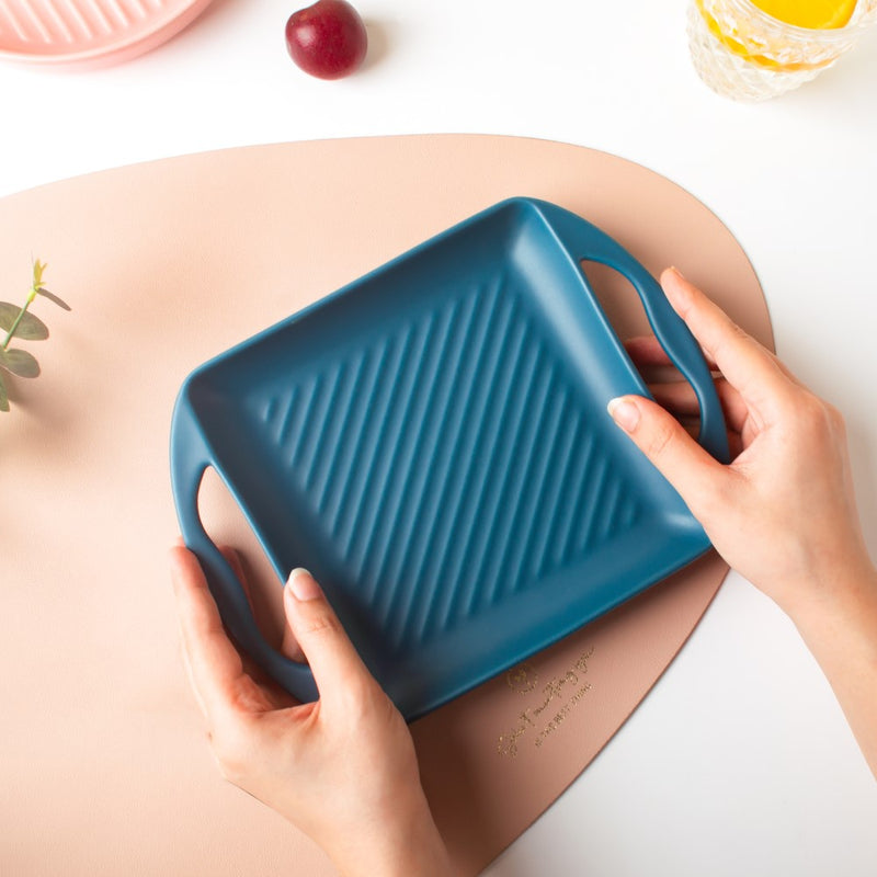 Blue Square Baking Tray Small - Baking Tray