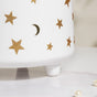 Stars and Moons White Ceramic Planter Large - Indoor planters and flower pots | Home decor items