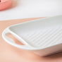 Baking Tray With Handle White - Baking Tray