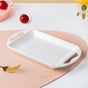 Baking Tray With Handle White - Baking Tray