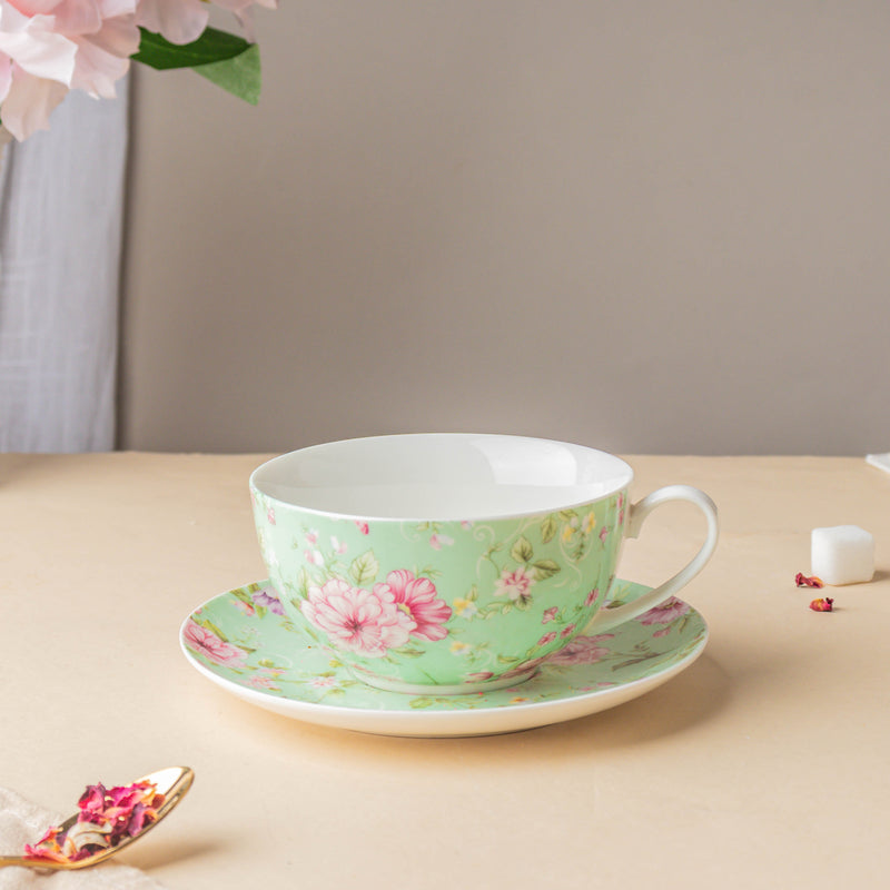 JARDIN Kettle Teacup Saucer - Tea cup set, tea set, teapot set | Tea set for Dining Table & Home Decor