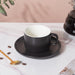 Raven Black Teacup And Saucer- Tea cup, coffee cup, cup for tea | Cups and Mugs for Office Table & Home Decoration