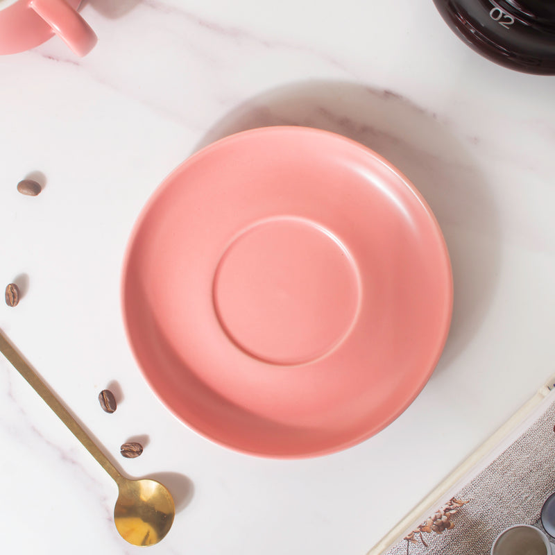 Peony Pink Teacup And Saucer- Tea cup, coffee cup, cup for tea | Cups and Mugs for Office Table & Home Decoration