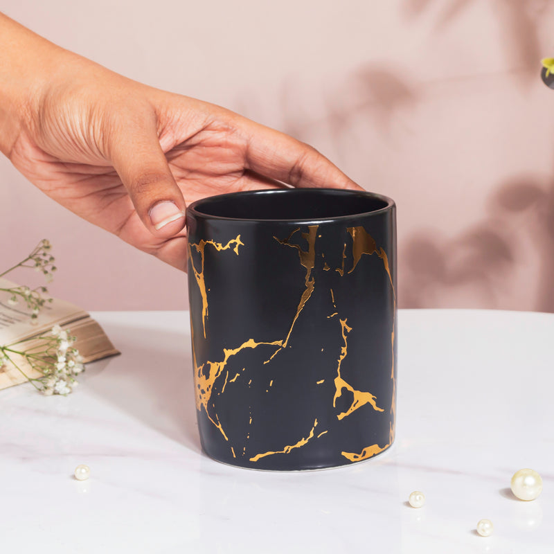 Kintsugi Ceramic Organiser Black