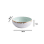 Serving Bowl Mint 1 l - Bowl, ceramic bowl, serving bowls, noodle bowl, salad bowls, bowl for snacks, large serving bowl | Bowls for dining table & home decor