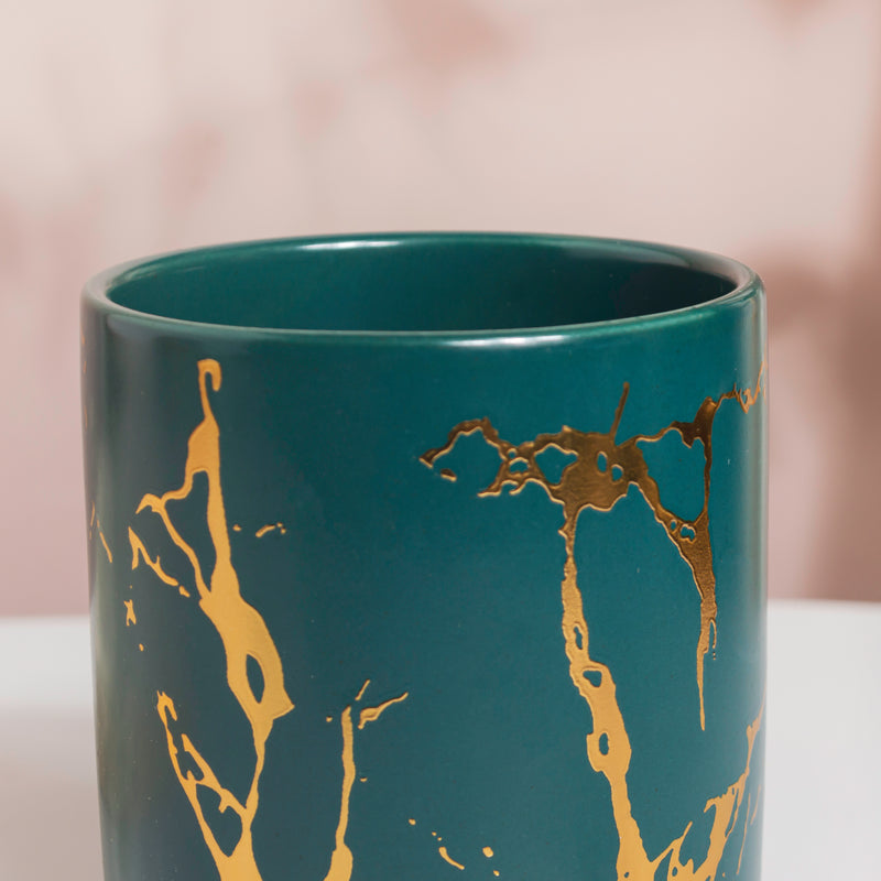 Kintsugi Ceramic Organiser Green