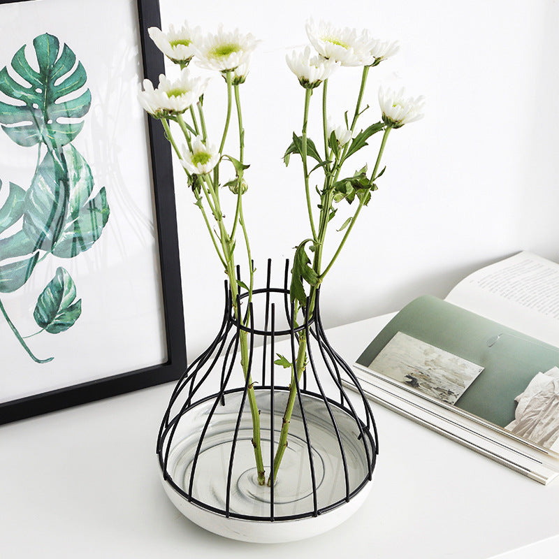 Deep Plate Planter - Ceramic flower vase for home decor, office and gifting | Room decoration items