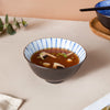Caspian Cobalt Blue White Soup Bowl 200ml - Bowl, soup bowl, ceramic bowl, snack bowls, curry bowl, popcorn bowls | Bowls for dining table & home decor