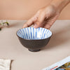 Caspian Cobalt Blue White Soup Bowl 200ml - Bowl, soup bowl, ceramic bowl, snack bowls, curry bowl, popcorn bowls | Bowls for dining table & home decor