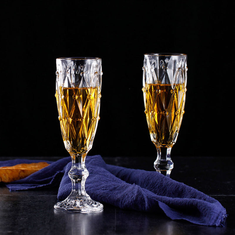 Glass Goblet Set of 2