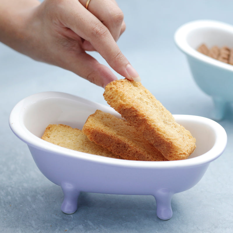 Purple Tub Ceramic Snack Bowl 200 ml - Bowl,ceramic bowl, snack bowls, curry bowl, popcorn bowls | Bowls for dining table & home decor