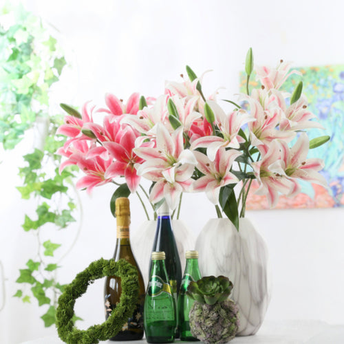 Artificial Lily Flower - Artificial flower | Home decor item | Room decoration item