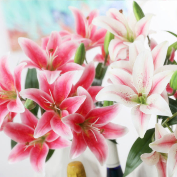 Artificial Lily Flower - Artificial flower | Home decor item | Room decoration item