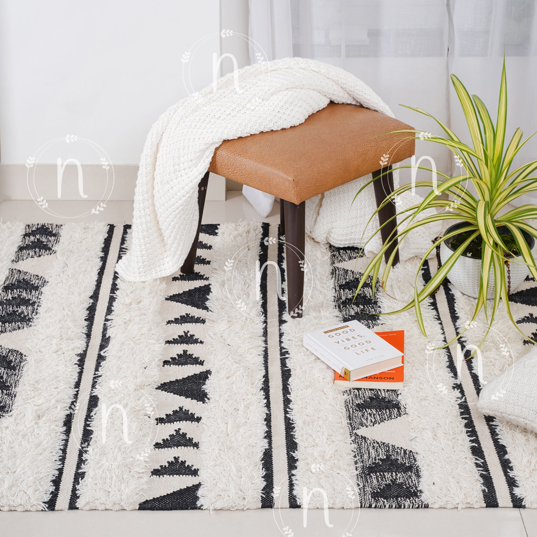 Aztec Hand Woven Rug