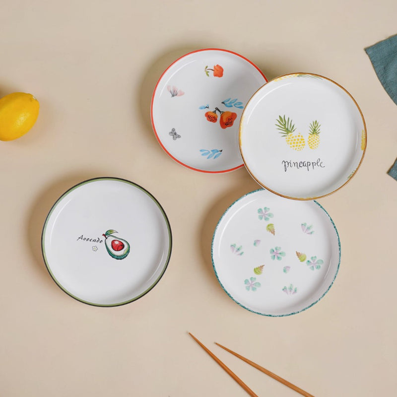 Eclectic Dessert Plate - Serving plate, snack plate, dessert plate | Plates for dining & home decor