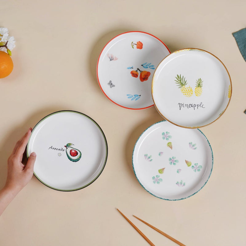 Eclectic Dessert Plate - Serving plate, snack plate, dessert plate | Plates for dining & home decor