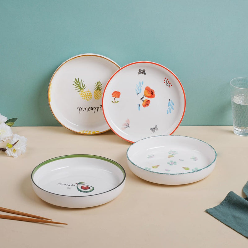 Eclectic Dessert Plate - Serving plate, snack plate, dessert plate | Plates for dining & home decor