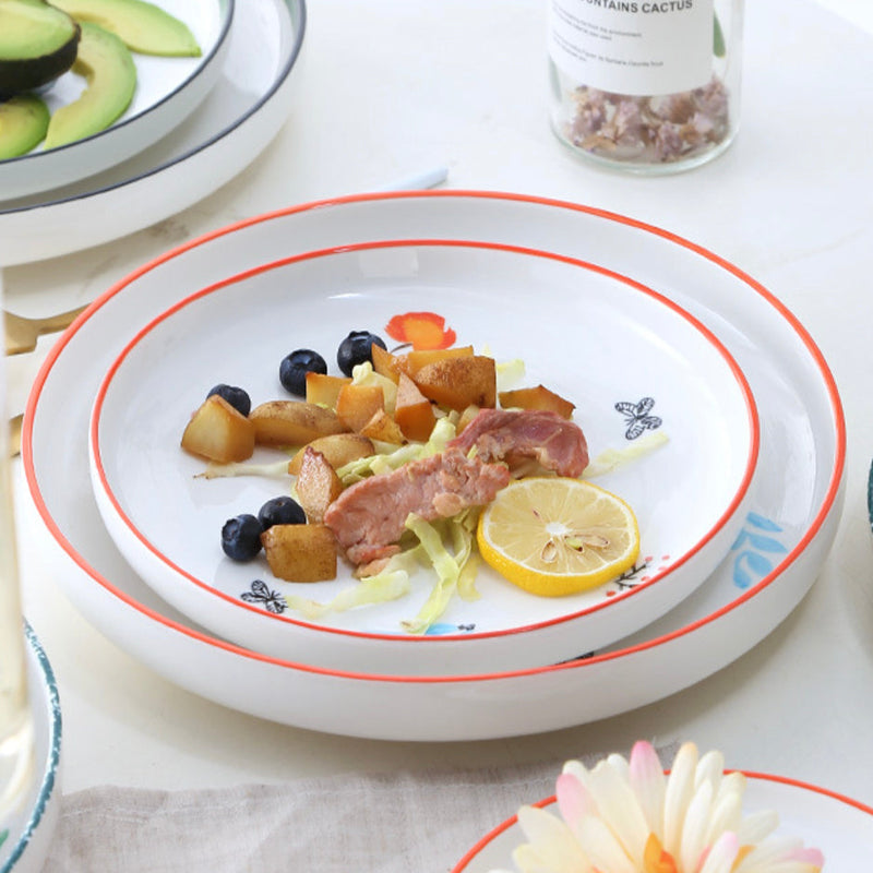Eclectic Dessert Plate - Serving plate, snack plate, dessert plate | Plates for dining & home decor