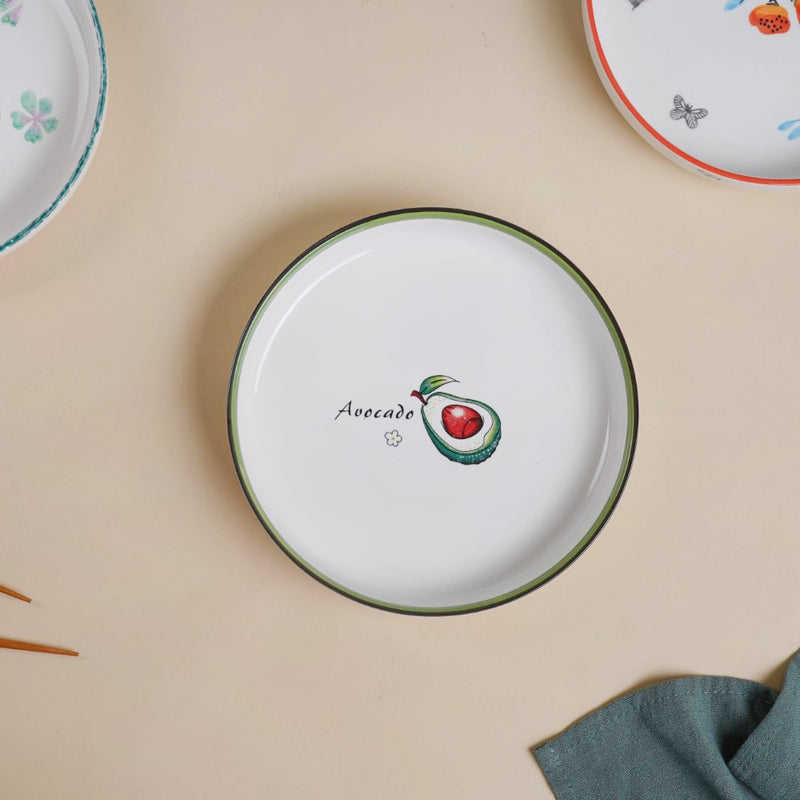 Eclectic Dessert Plate - Serving plate, snack plate, dessert plate | Plates for dining & home decor