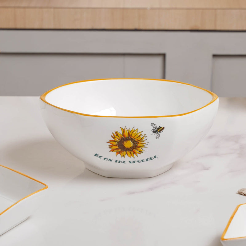 Hexagon Snack Set For 6