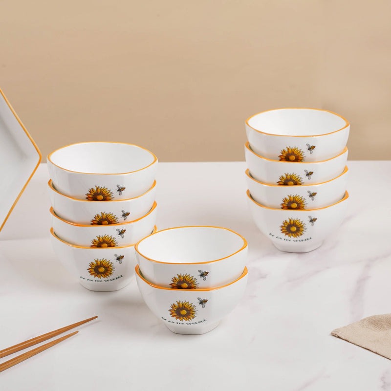 Hexagon Snack Set For 6