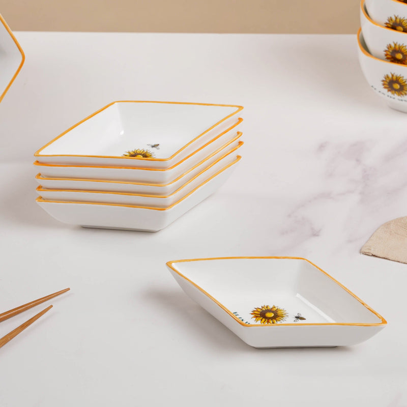 Hexagon Snack Set For 6