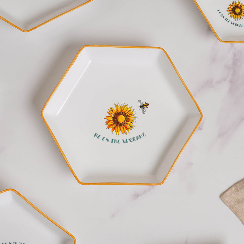 Hexagon Snack Set For 6