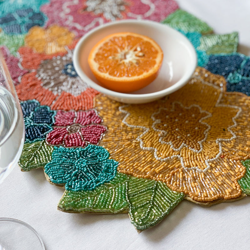 BEADS Floral Runner - Colourful