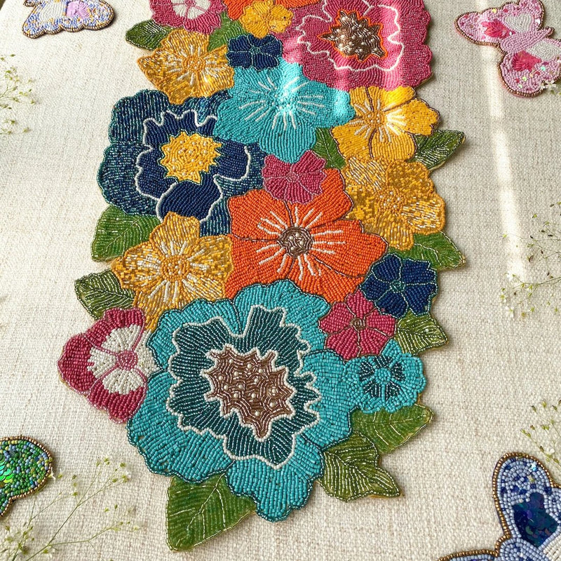 BEADS Floral Runner - Colourful