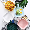 Ribbed Ceramic Baking Plate With Handle Black 250 ml - Baking Tray